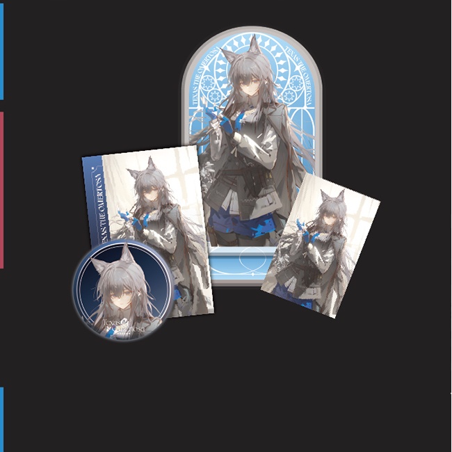 Arknights 明日方舟 アークナイツ テキサス ラップランド アクリルスタンド 色紙 缶バッジ ポストカード