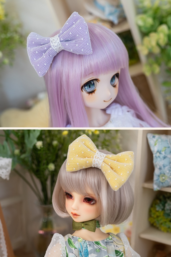 ☆SALE パステルカラードットリボン