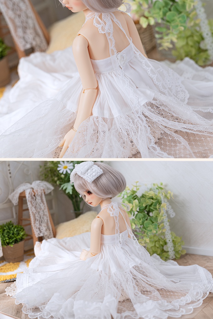 【★SDMサイズ】入道雲のワンピース