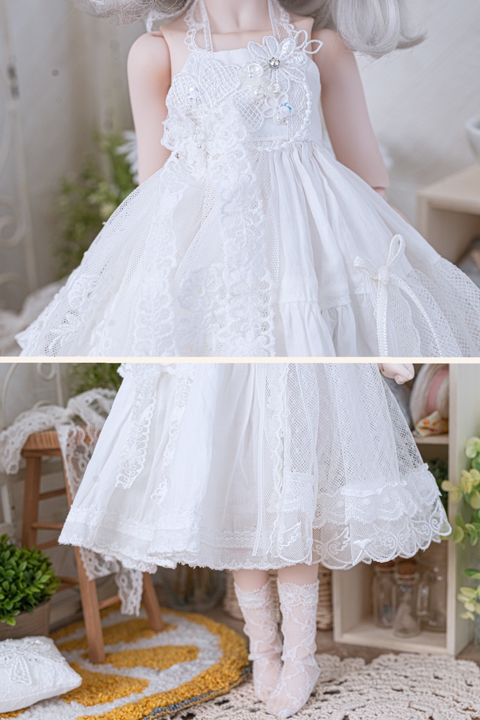 【★SDMサイズ】入道雲のワンピース