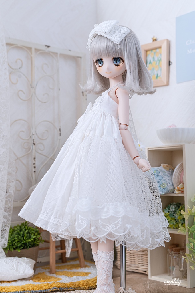 【★SDMサイズ】入道雲のワンピース