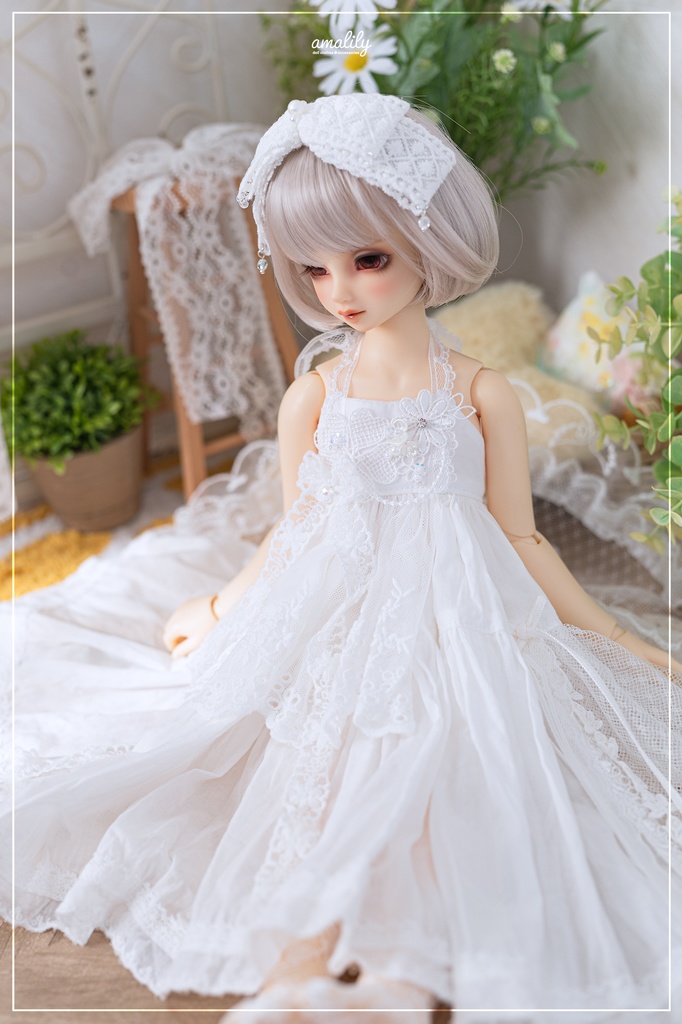 【★SDMサイズ】入道雲のワンピース