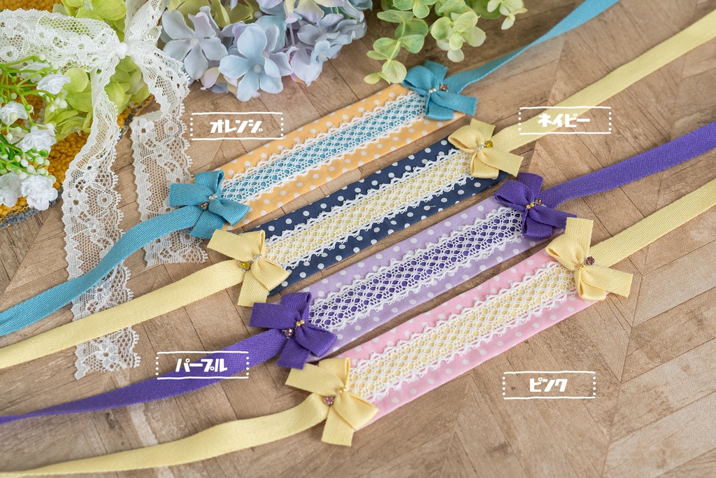 【SDM/MDD】水玉レトロヘッドドレス