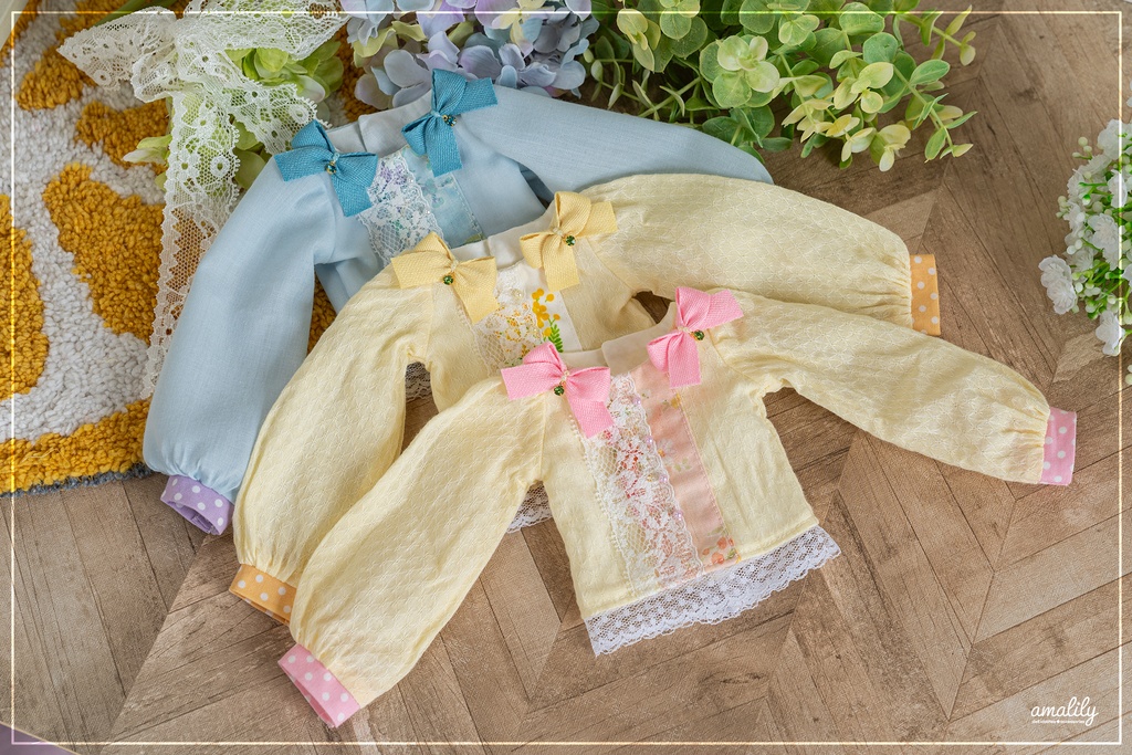 【SDM/MDD】長袖リボンブラウス