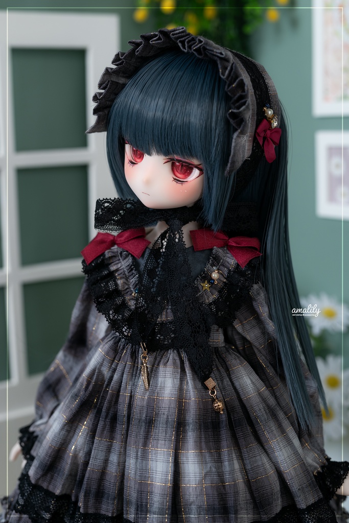 【MDD/SDM】チェック柄ワンピース