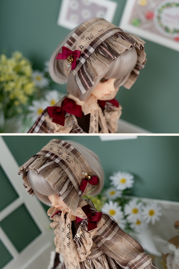 【MDD/SDM】チェック柄ワンピース