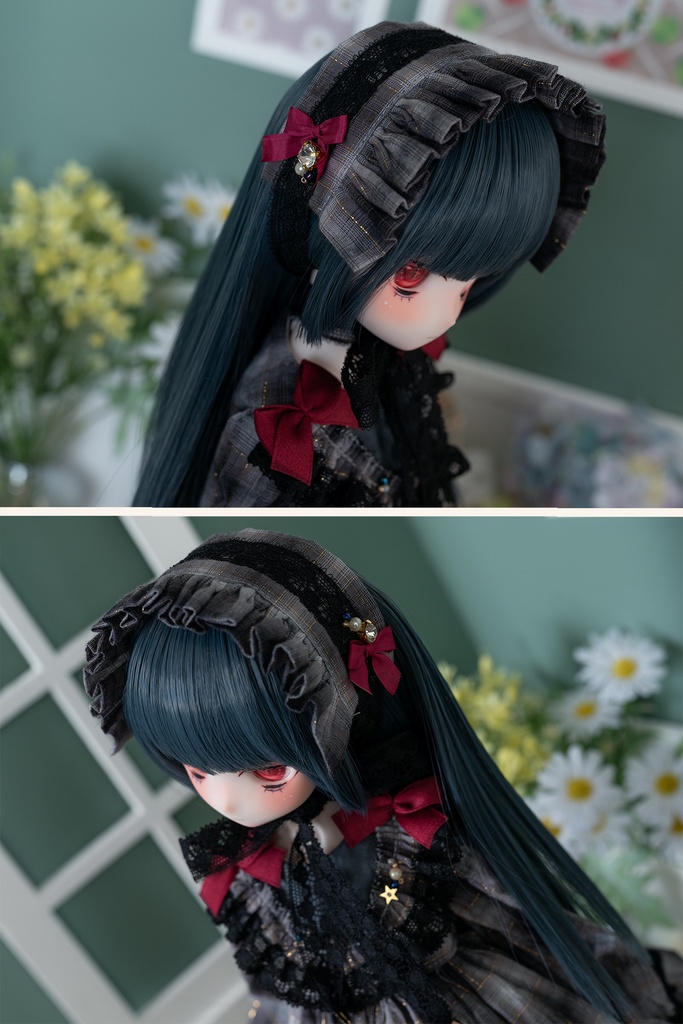 【MDD/SDM】チェック柄ワンピース