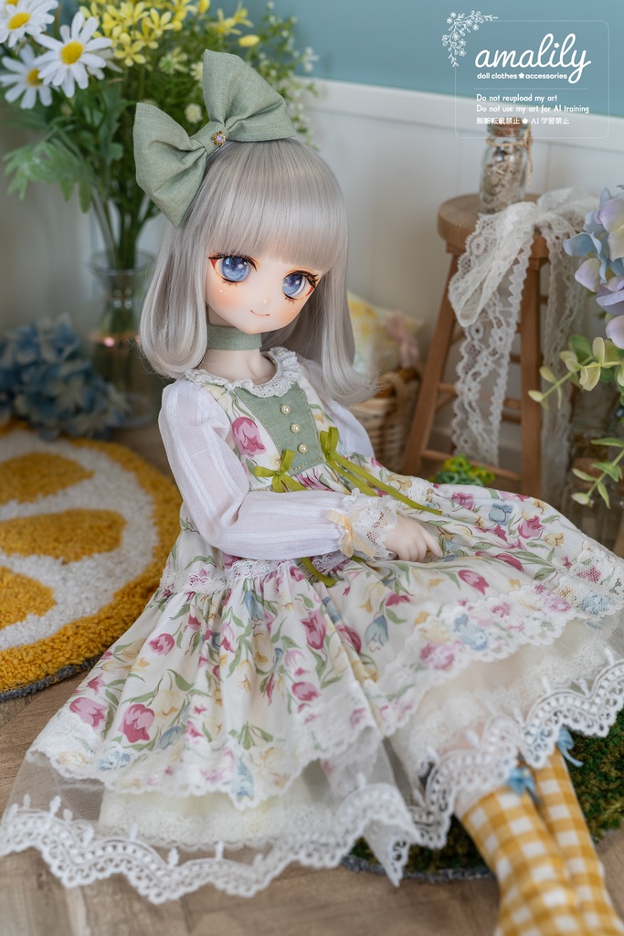 【MDD/SDM】ふんわりチューリップワンピース