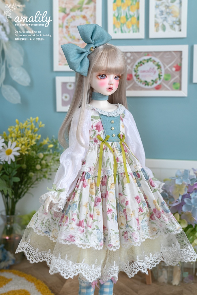 【MDD/SDM】ふんわりチューリップワンピース