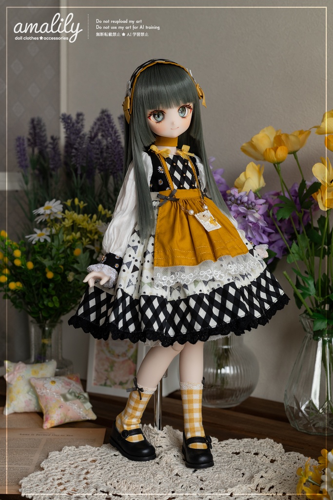 【MDD/SDM】レトロリボンワンピース