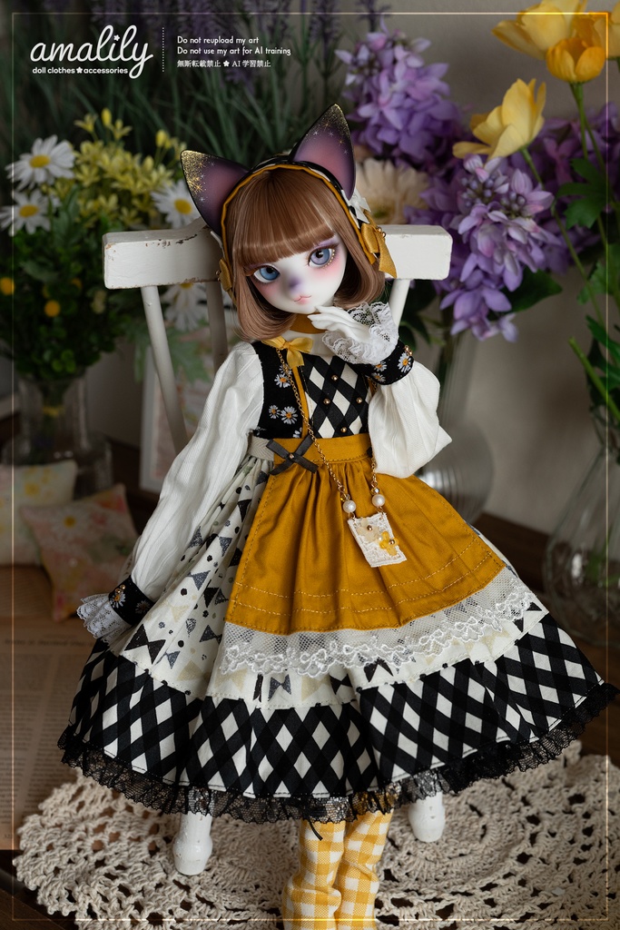 【MDD/SDM】レトロリボンワンピース