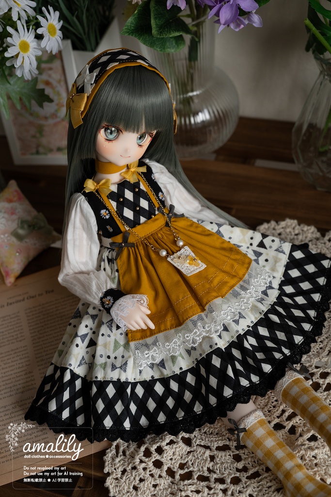 【MDD/SDM】レトロリボンワンピース