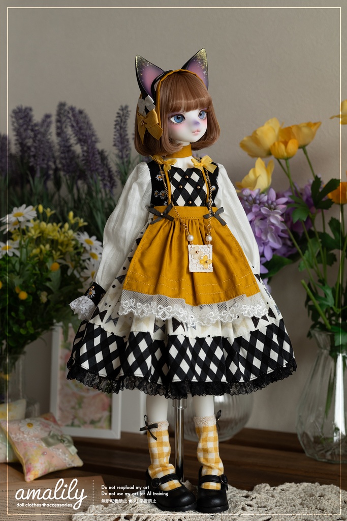 【MDD/SDM】レトロリボンワンピース