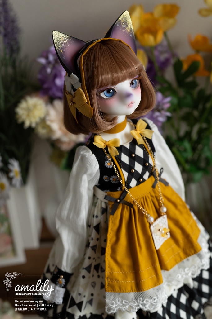 【MDD/SDM】レトロリボンワンピース