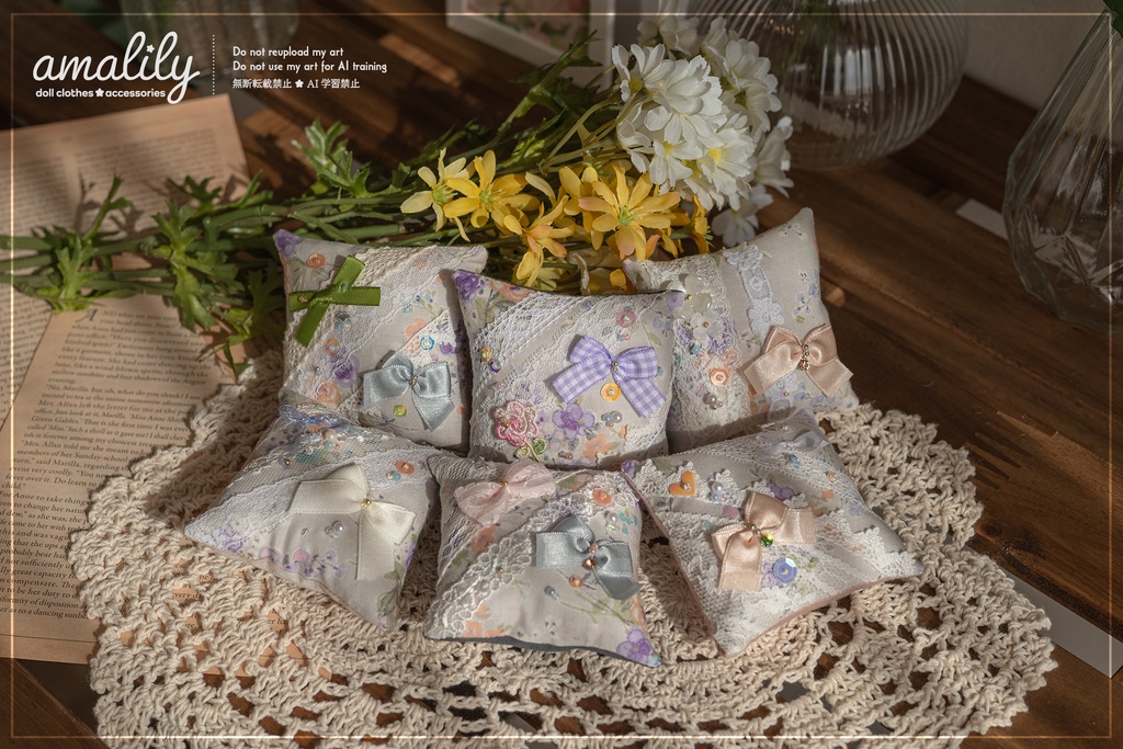 ドールサイズ クッション