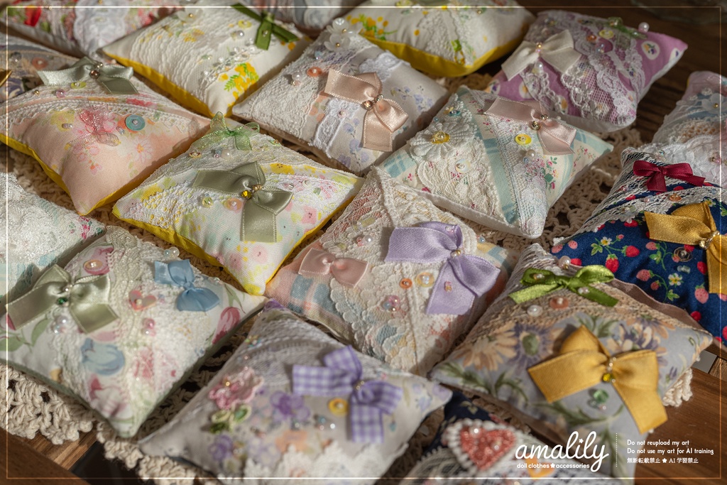 ドールサイズ クッション