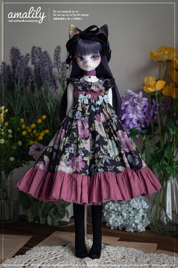 【SDM/MDD】クラシカルノースリーブワンピース