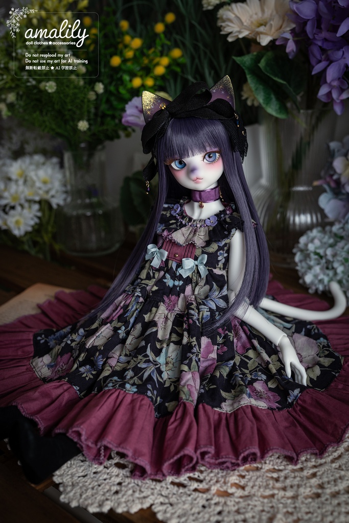 【SDM/MDD】クラシカルノースリーブワンピース