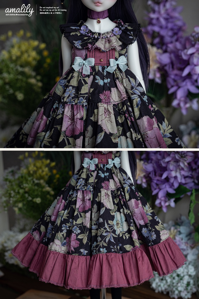 【SDM/MDD】クラシカルノースリーブワンピース