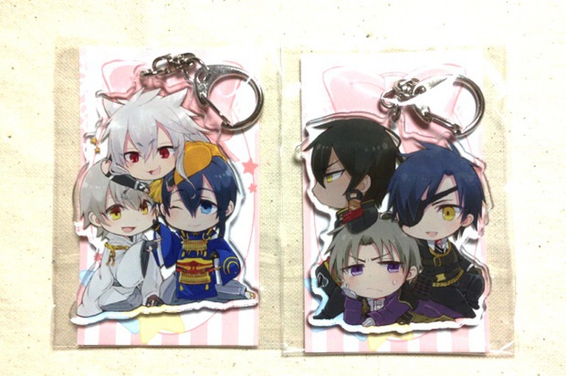 とうらぶアクリルキーホルダー