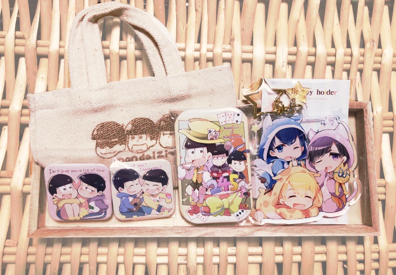 問題児組アクキー&缶バッジ