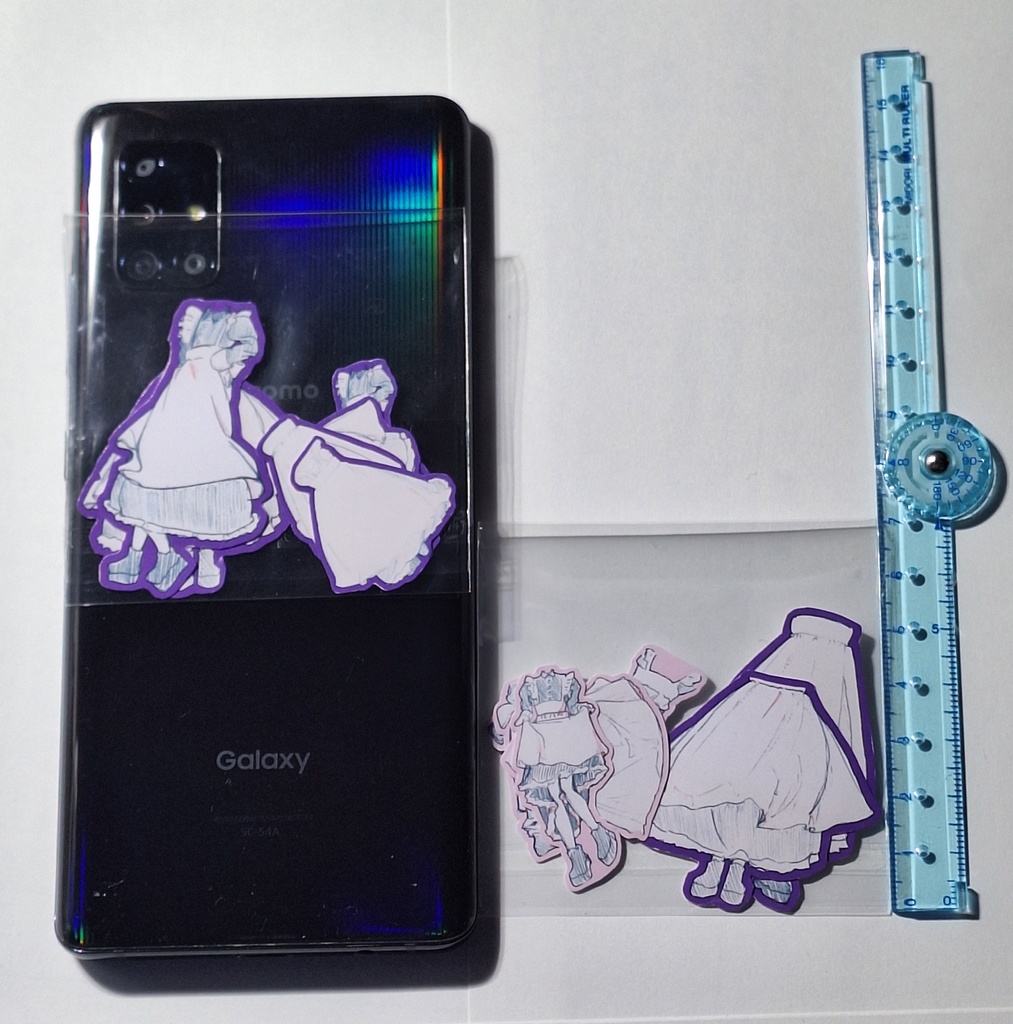 メイド服ステッカー