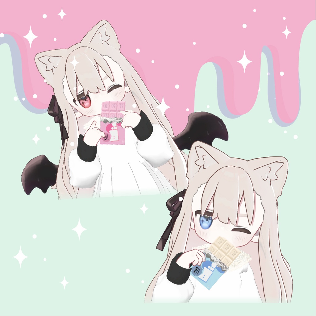 新色追加!【VRChat】たべっこチョコバー【オリジナル3Dモデル】