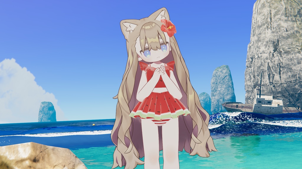 🍉【MameFriends】とろぴかわフルーツ水着【MA対応】🍉