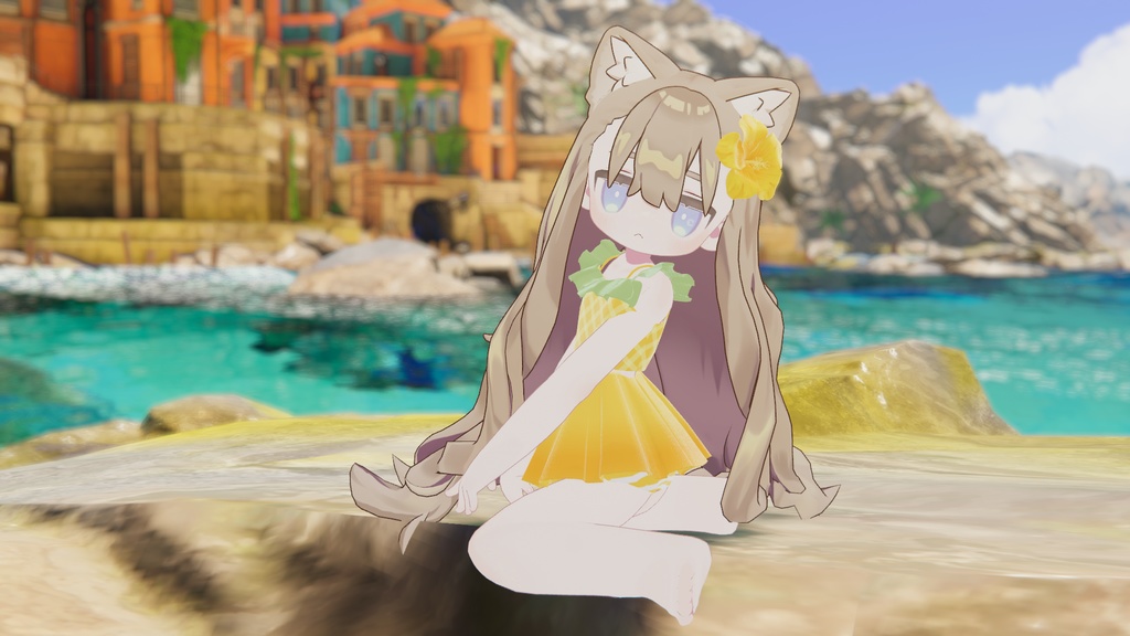 🍉【MameFriends】とろぴかわフルーツ水着【MA対応】🍉