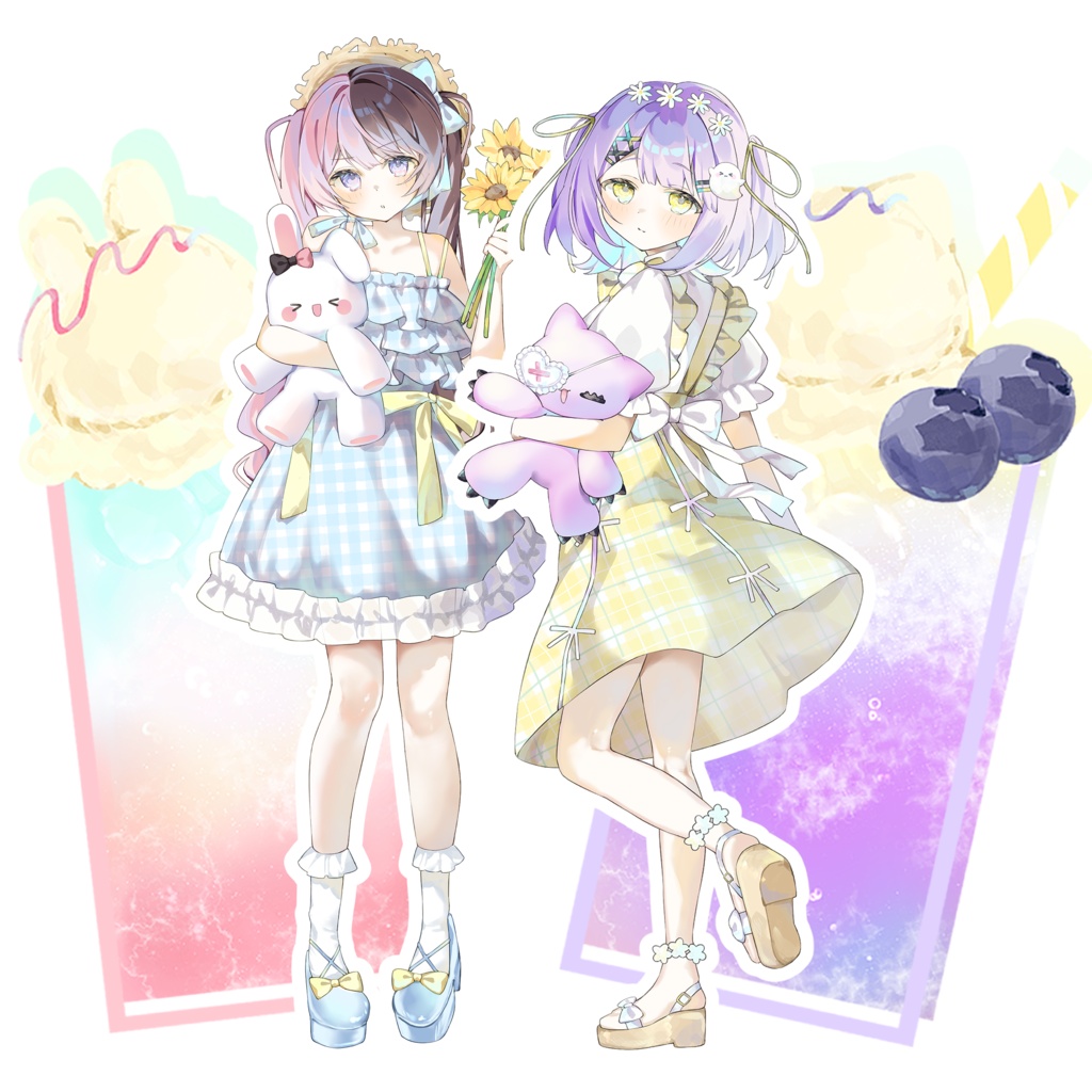 【C108】BIGグリッタージオラマアクスタ【橘ひなの・紫宮るな】