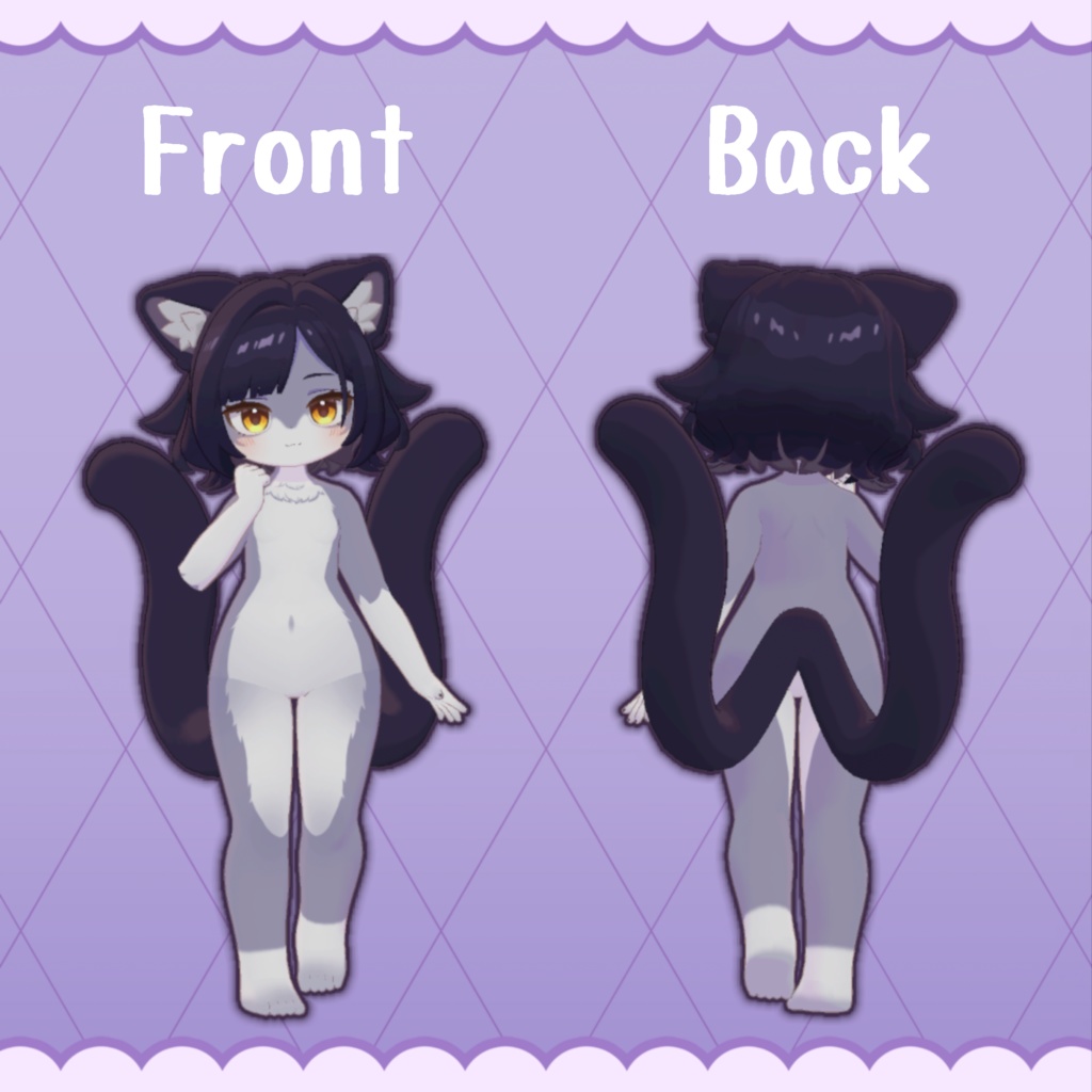 【アズキ専用】ケモノ化テクスチャ