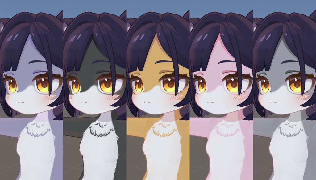 【アズキ専用】ケモノ化テクスチャ