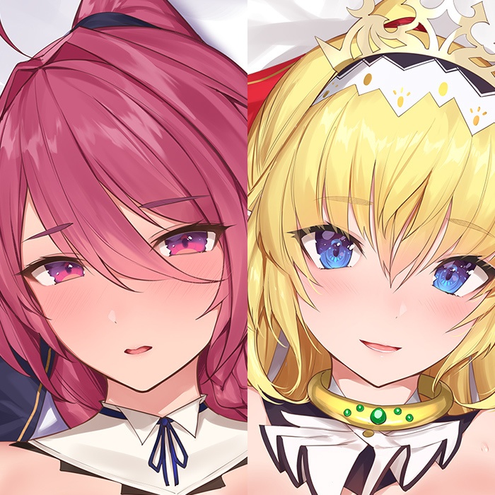 うち嫁★yaman**先生描き下ろし【レオノール＝アクスヘイム】＆【ララノア＝アルディス】抱き枕カバー