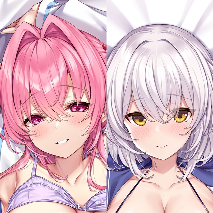 うち嫁★ＫＳ先生描き下ろし【春岡なつみ＆鈴鹿まき】抱き枕カバーセット