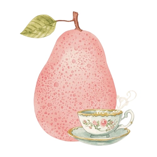 【アボカドパーティー】アンティーク調アボカド水彩クリップアート10点セット(PNG透過)