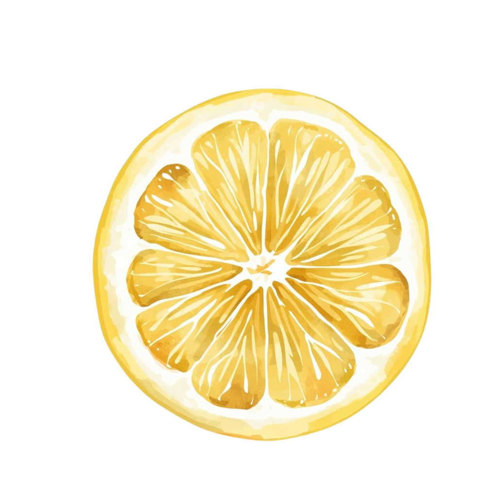 【Lemon Day】レモンクリップアート10点|水彩画風・パステル・アンティーク可愛い素材集(PNG)