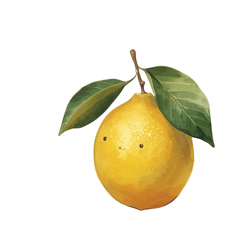 【Lemon Day】レモンクリップアート10点|水彩画風・パステル・アンティーク可愛い素材集(PNG)