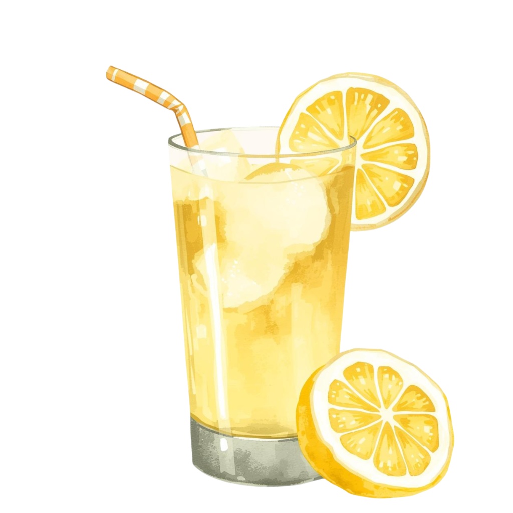 【Lemon Day】レモンクリップアート10点|水彩画風・パステル・アンティーク可愛い素材集(PNG)