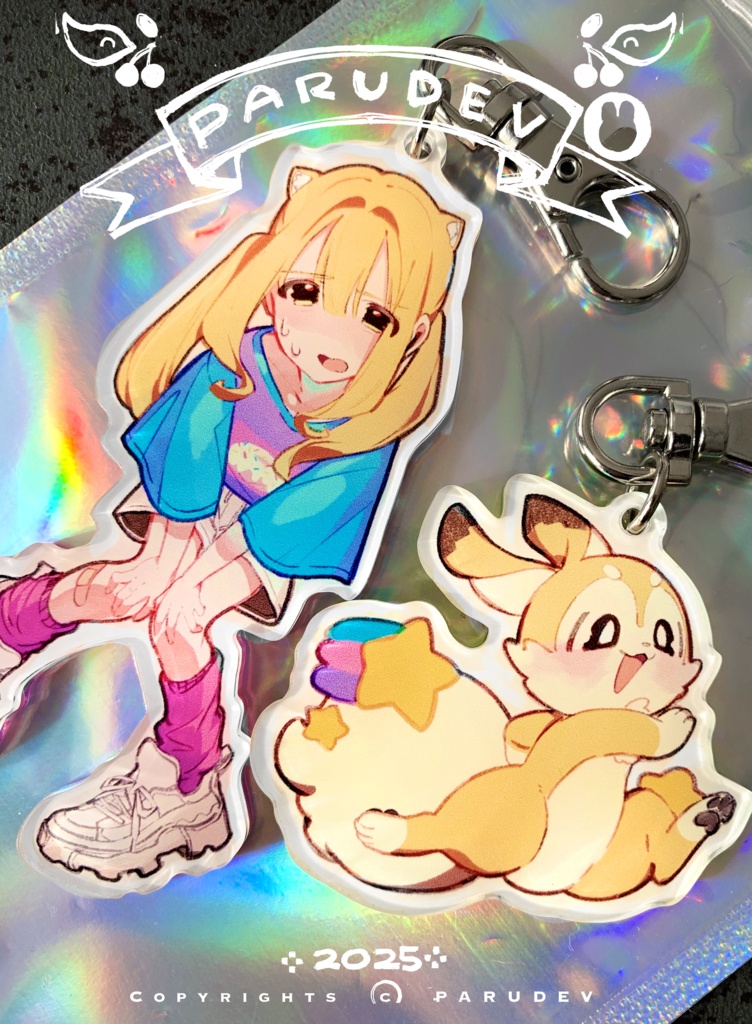 おさんぽアクリルキーホルダー👟🐾全2種