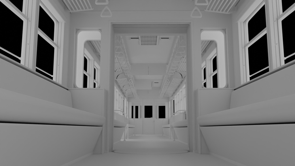 江ノ電300形3Dモデル 【電車】