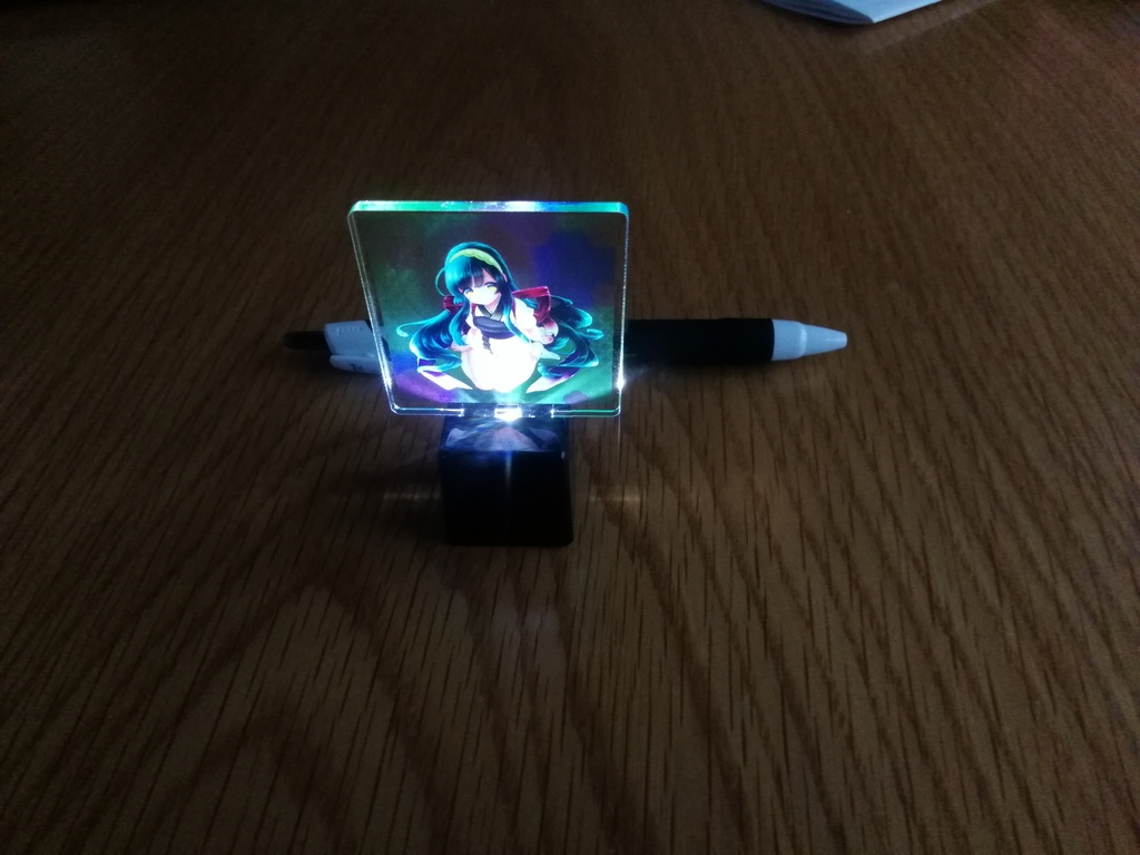 ずん子さんのLEDベース付きフィギュア