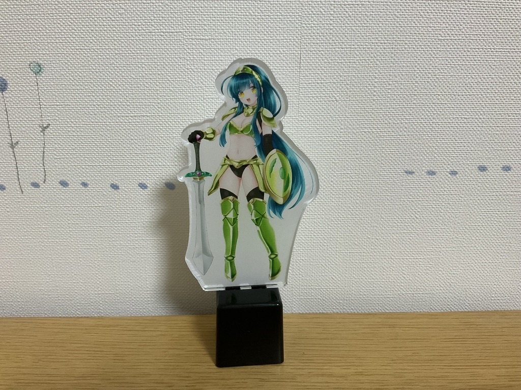 ずん子さん光るアクリルフィギュア（おまけあり）＊品質確保できないためお安くします