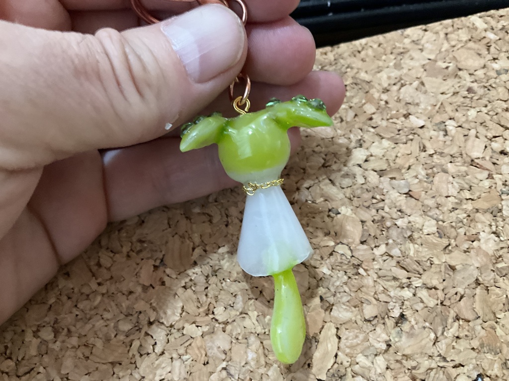 ずんだもん てるてる坊主キーホルダー Ver.1 その1