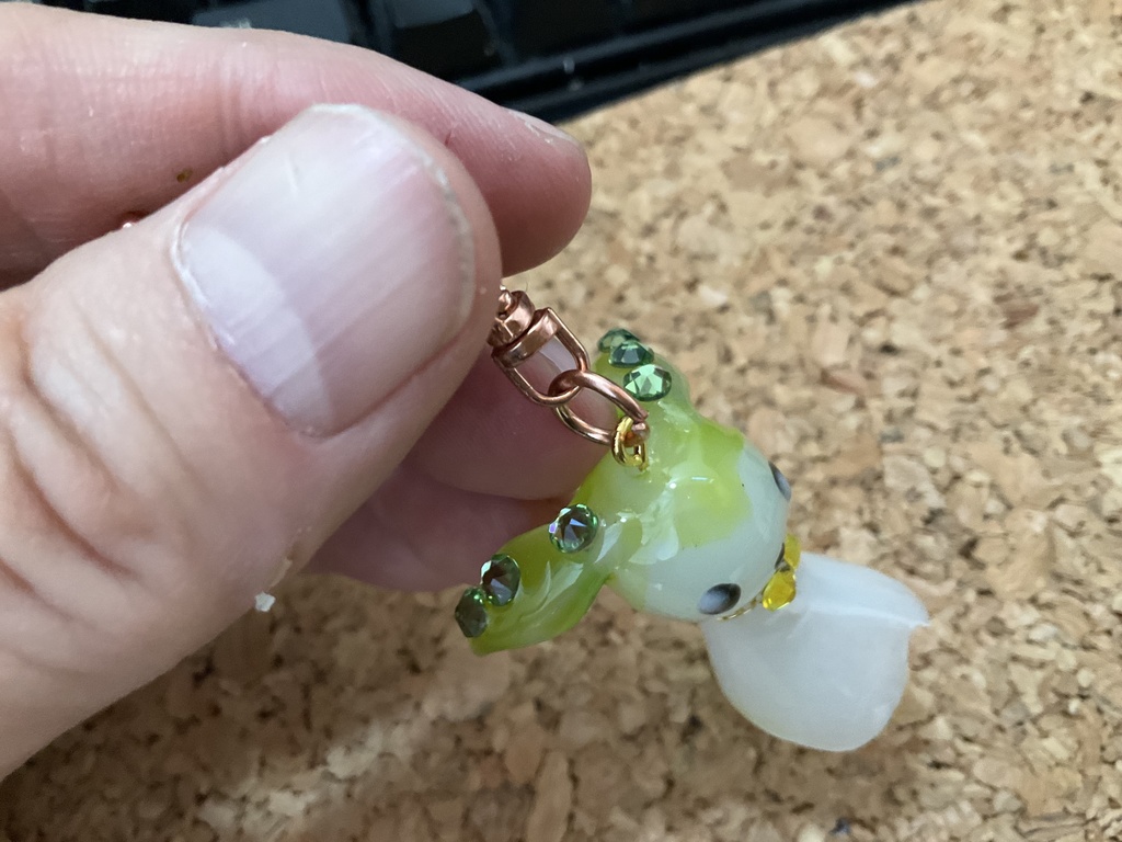 ずんだもん てるてる坊主キーホルダー Ver.1 その1