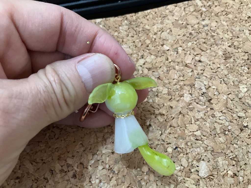 ずんだもん てるてる坊主キーホルダー Ver.1 その2