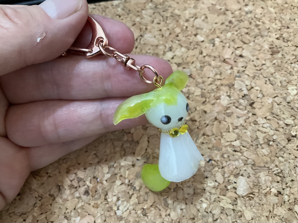 ずんだもん てるてる坊主キーホルダー Ver.1 その2