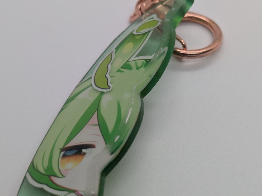 【試作品】ずんだもん、きりたん、箸置きとキーホルダー・その1