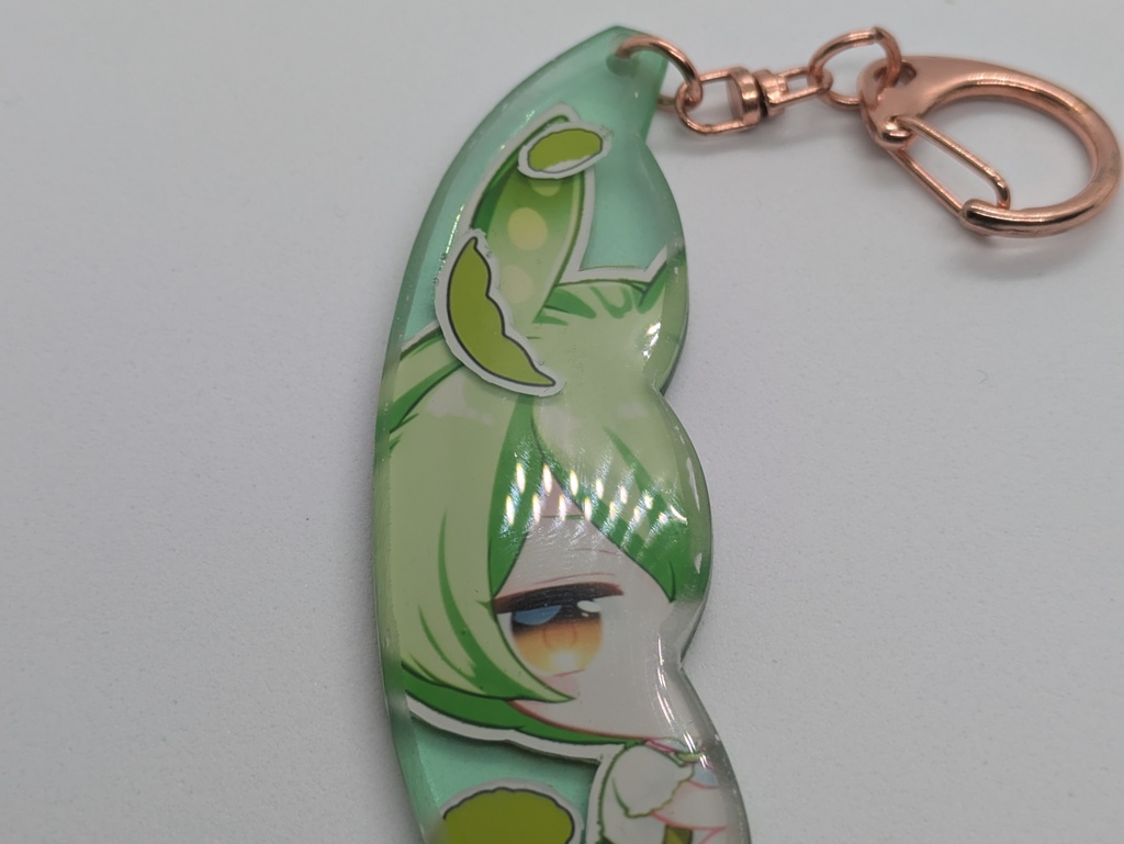 【試作品】ずんだもん、きりたん、箸置きとキーホルダー・その1