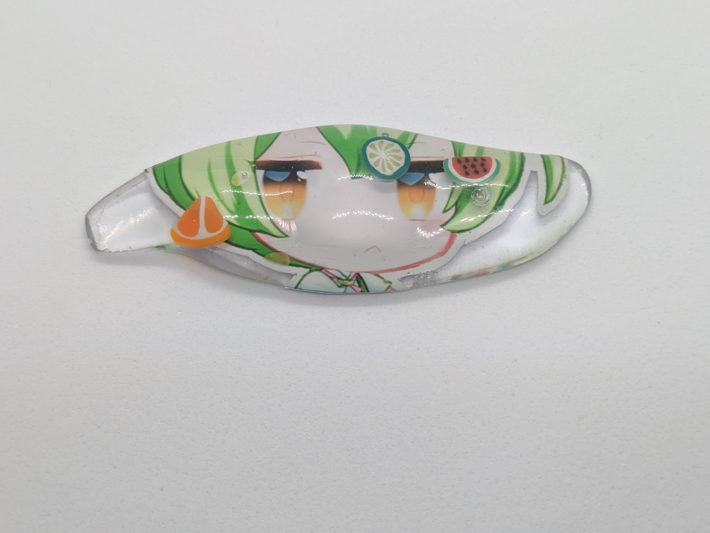 【試作品】ずんだもん、きりたん、箸置きとキーホルダー・その1