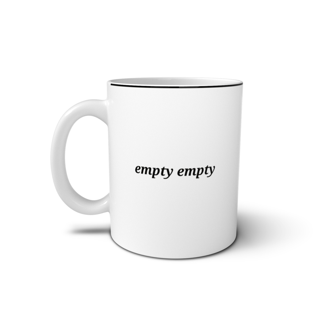 【空っぽエンプティー】おすましマグカップ